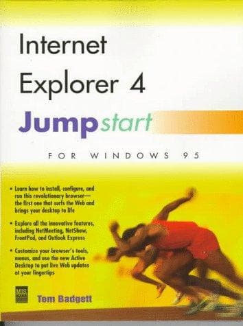 Tapa de Internet Explorer 4 jumpstart for Windows 95