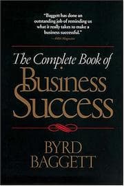 Tapa de The Complete Book of Business Success