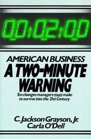 Tapa de American business, a two-minute warning
