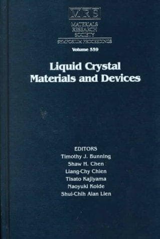 Tapa de Liquid crystal materials and devices