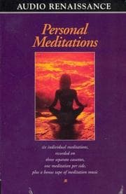 Tapa de Personal Meditations