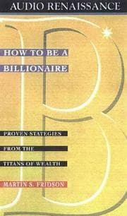 Tapa de How to be a Billionaire
