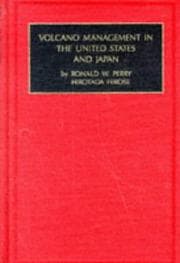 Tapa de Volcano management in the United States and Japan