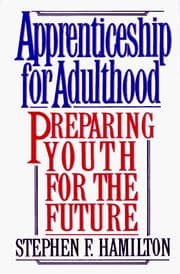 Tapa de Apprenticeship for adulthood