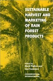 Tapa de Sustainable harvest and marketing of rain forest products