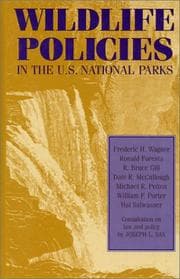 Tapa de Wildlife policies in the U.S. national parks