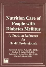 Tapa de Nutrition care of people with diabetes mellitus