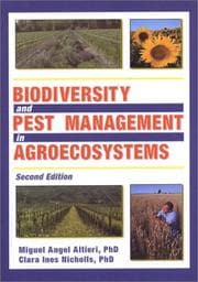 Tapa de Biodiversity and Pest Management in Agroecosystems