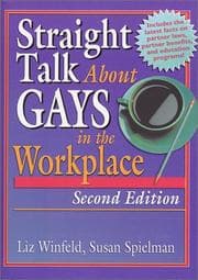 Tapa de Straight talk about gays in the workplace
