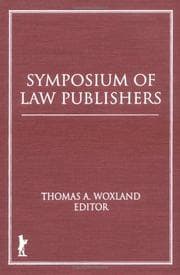 Tapa de Symposium of law publishers