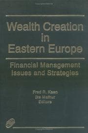 Tapa de Wealth creation in Eastern Europe