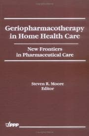 Tapa de Geriopharmacotherapy in home health care