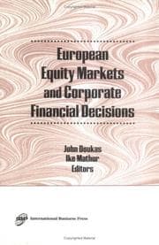 Tapa de European equity markets and corporate financial decisions
