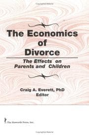 Tapa de The economics of divorce