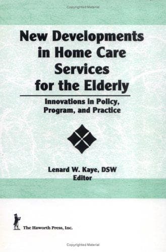 Tapa de New Developments in Home Care Services for the Elderly