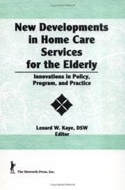 Tapa de New Developments in Home Care Services for the Elderly
