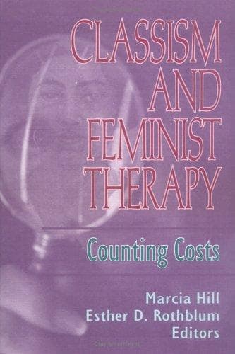 Tapa de Classism and feminist therapy