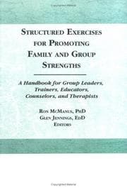 Tapa de Structured Exercises for Promoting Family and Group Strengths