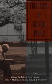 Tapa de Treatment of suicidal people