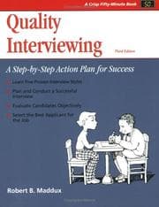 Tapa de Quality interviewing