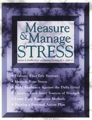 Tapa de Measure and manage stress