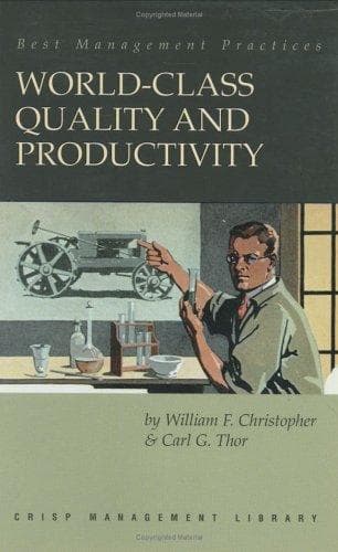 Tapa de World-class quality and productivity