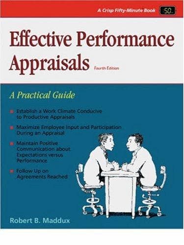 Tapa de Effective performance appraisals