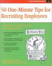Tapa de 50 one-minute tips for recruiting employees