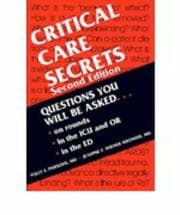 Tapa de Critical care secrets