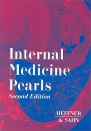Tapa de Internal medicine pearls