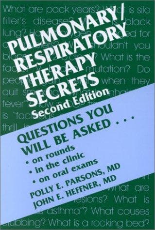 Tapa de Pulmonary/Respiratory Therapy Secrets