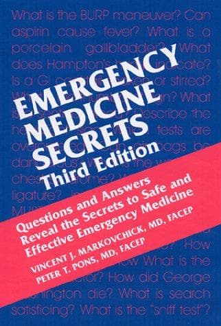 Tapa de Emergency medicine secrets