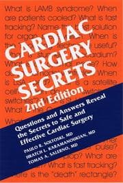 Tapa de Cardiac surgery secrets