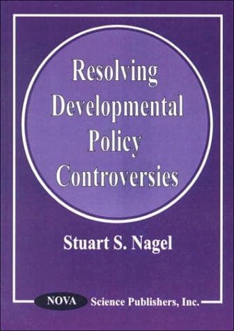 Tapa de Resolving developmental policy controversies