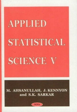 Tapa de Applied Statistical Science