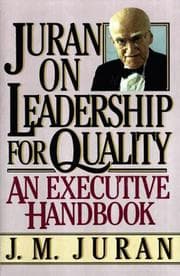 Tapa de Juran on Leadership For Quality