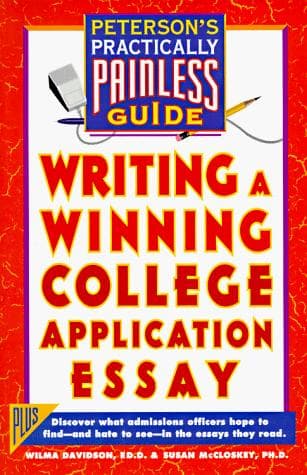 Tapa de Writing a winning college application essay