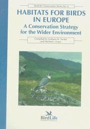 Tapa de HABITATS FOR BIRDS IN EUROPE