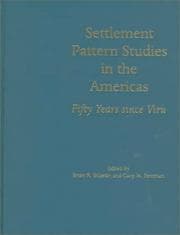 Tapa de SETTLEMENT PATT STUDIES AMER
