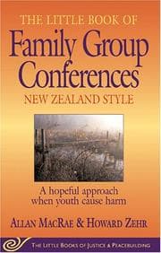 Tapa de The little book of family group conferences