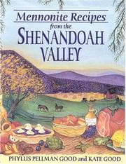 Tapa de Mennonite Recipes from the Shenandoah Valley