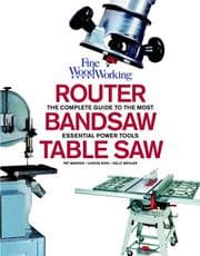 Tapa de Router, bandsaw, and tablesaw