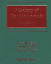 Tapa de Mastery of cardiothoracic surgery