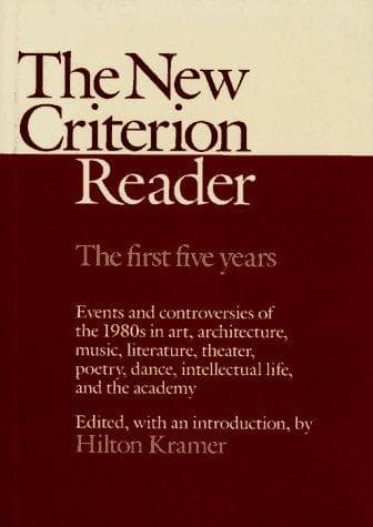 Tapa de The New criterion reader