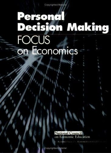 Tapa de Personal decision making