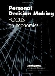 Tapa de Personal decision making