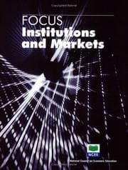 Tapa de Institutions and markets
