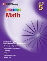 Tapa de Spectrum Math, Grade 5