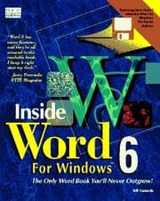 Tapa de Inside Word for Windows 6