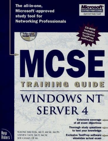 Tapa de MCSE training guide.